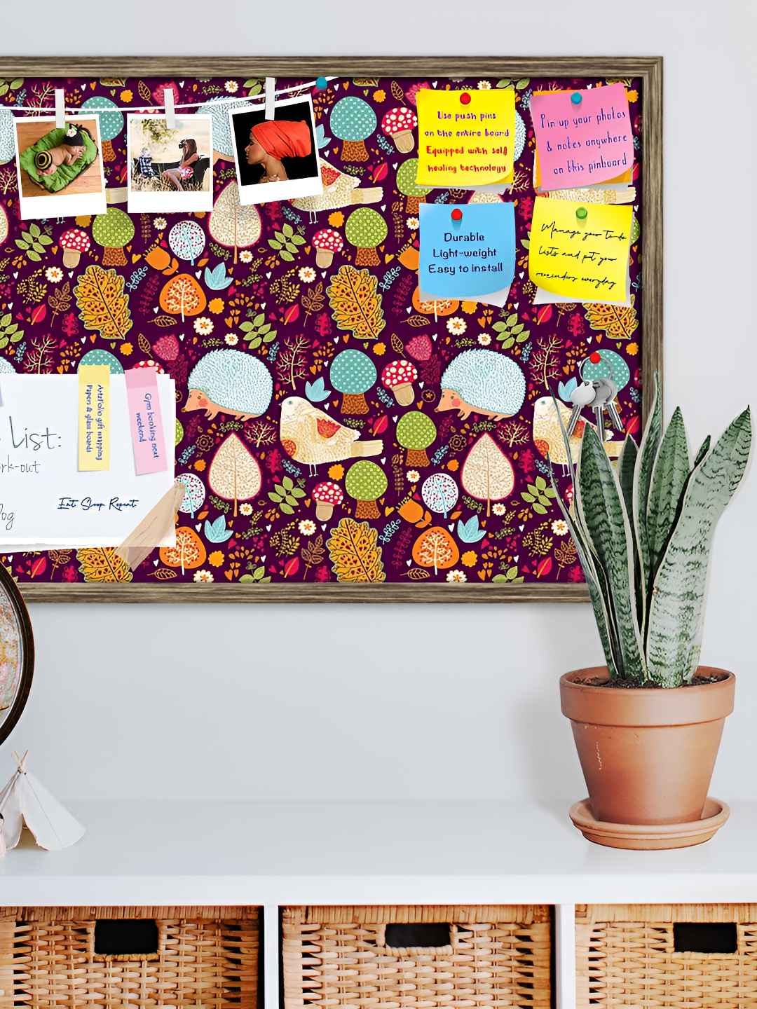 

ArtzFolio Wooden Notice Pin Board, Multi