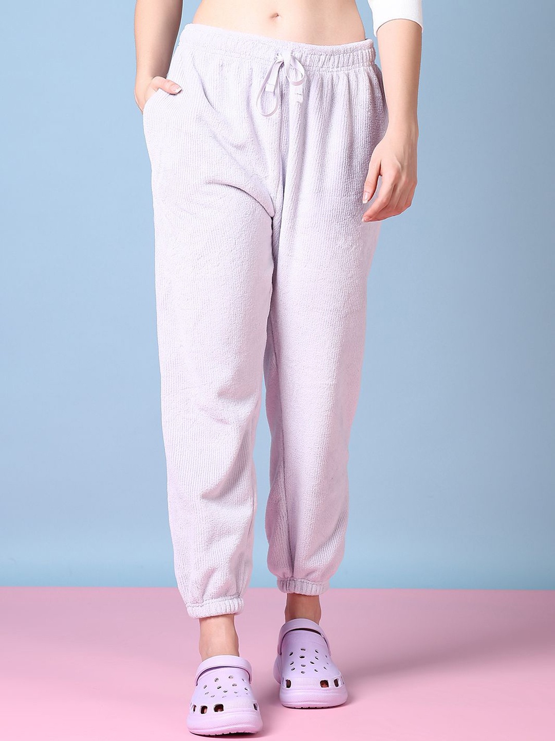 

V-Mart Mid Rise Jogger Lounge Pants, Lavender