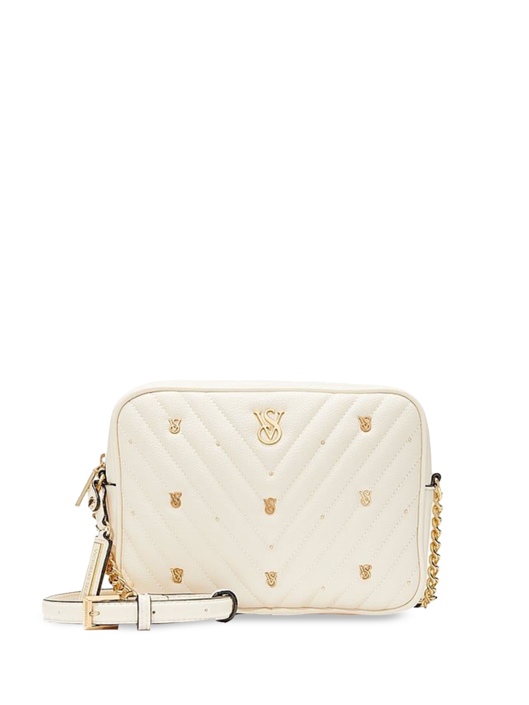 

Victoria's Secret PU Structured Sling Bag, White