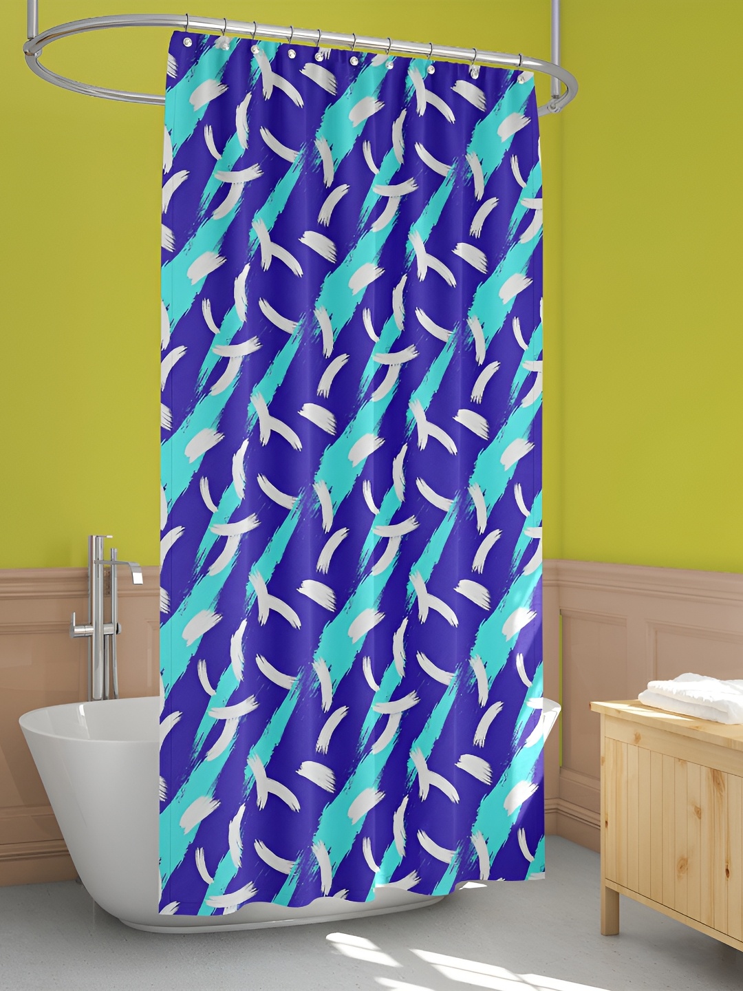 

ArtzFolio Single Piece Waterproof Polyester Shower Curtain, Multi