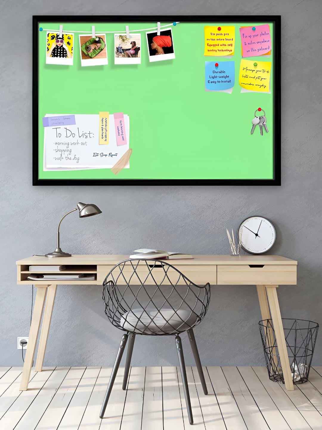 

ArtzFolio Wooden Notice Board, Green