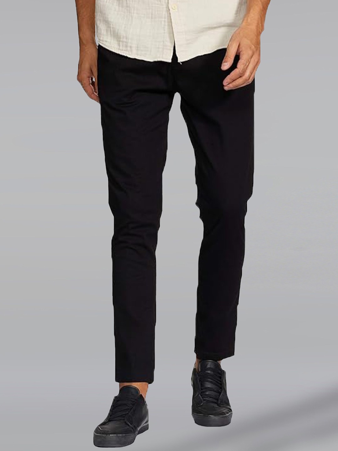 

Dream of Glory Inc Men Relaxed Straight Leg Regular Trousers, Black
