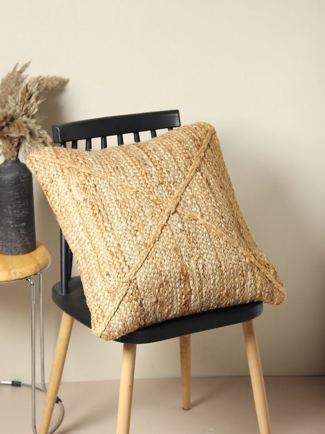 

Art Avenue Beige & Brown Self Design Square Cushion Covers