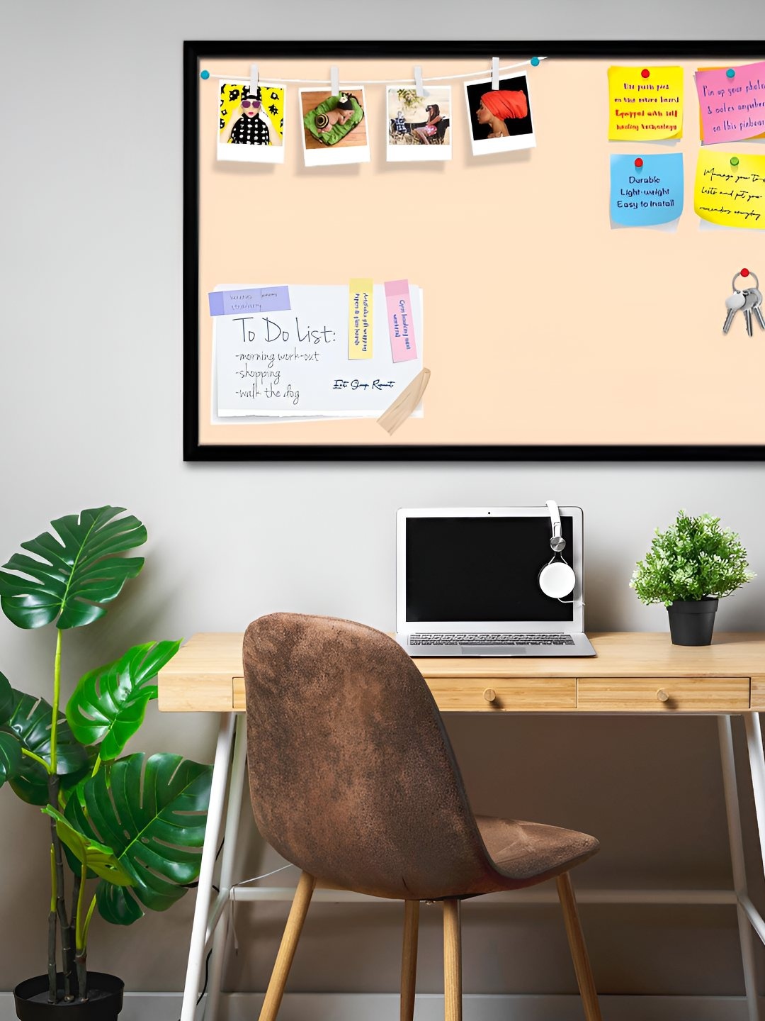 

ArtzFolio Wooden Notice Board, Brown