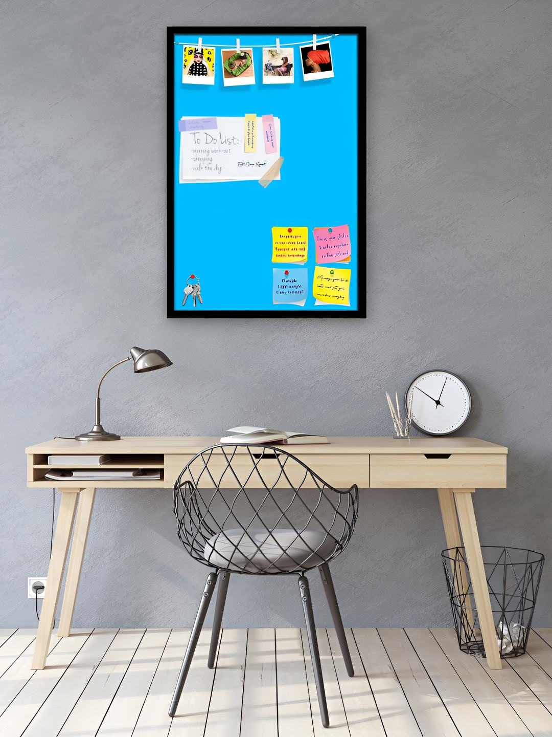 

ArtzFolio Wooden Notice Board, Blue