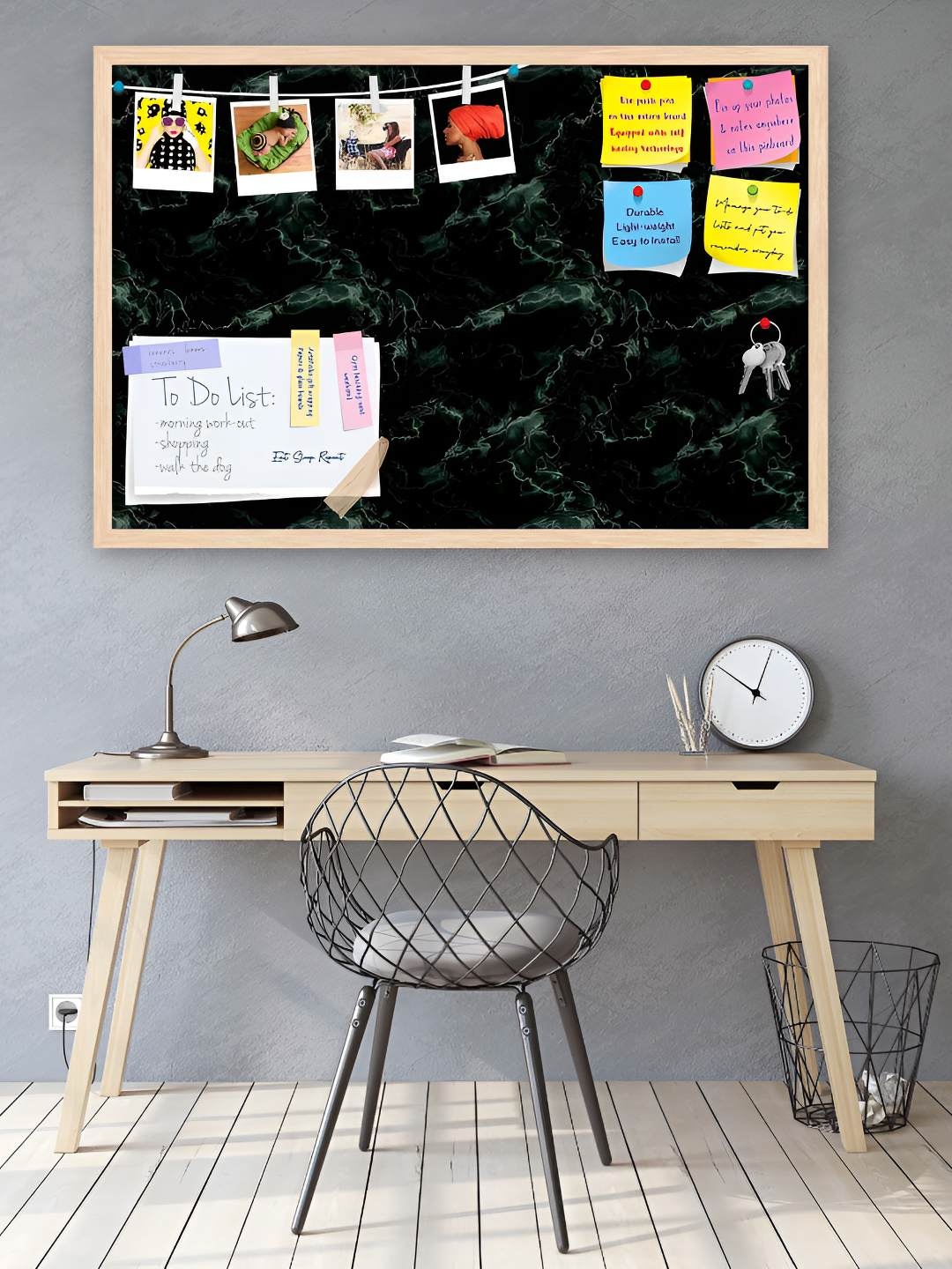 

ArtzFolio Wooden Notice Pin Board, Multi