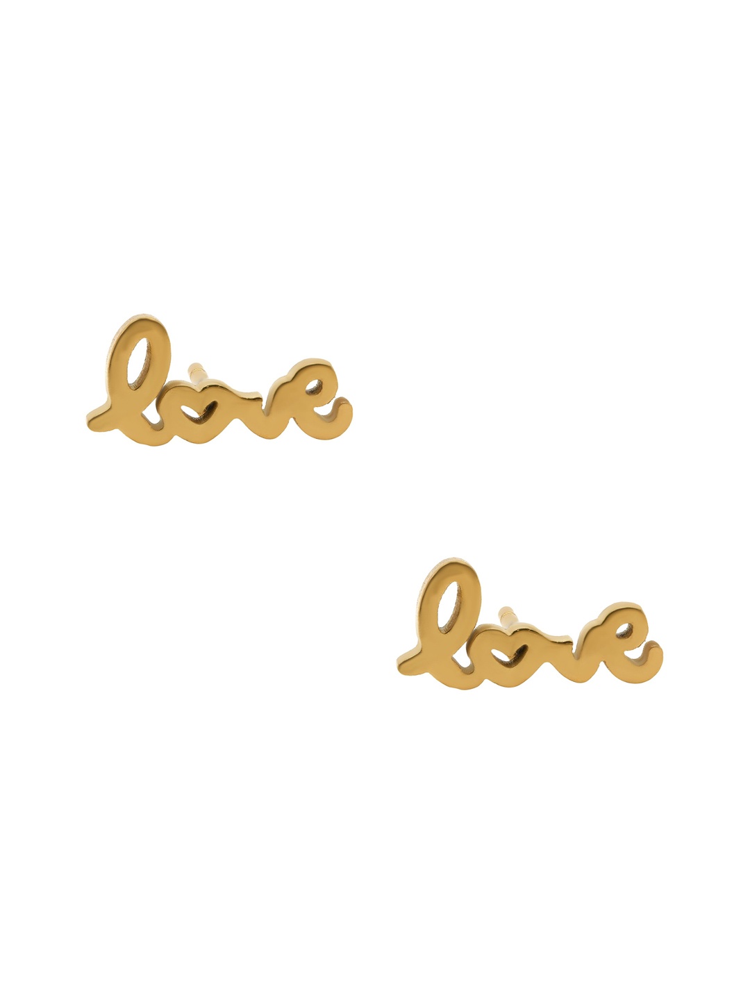 

MEMOIR Gold Plated Contemporary Drop Earrings