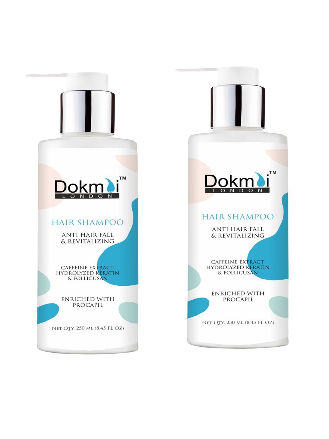 

Dokmai London Set Of 2 Anti Hair Fall Shampoo - 250 ml Each, Transparent