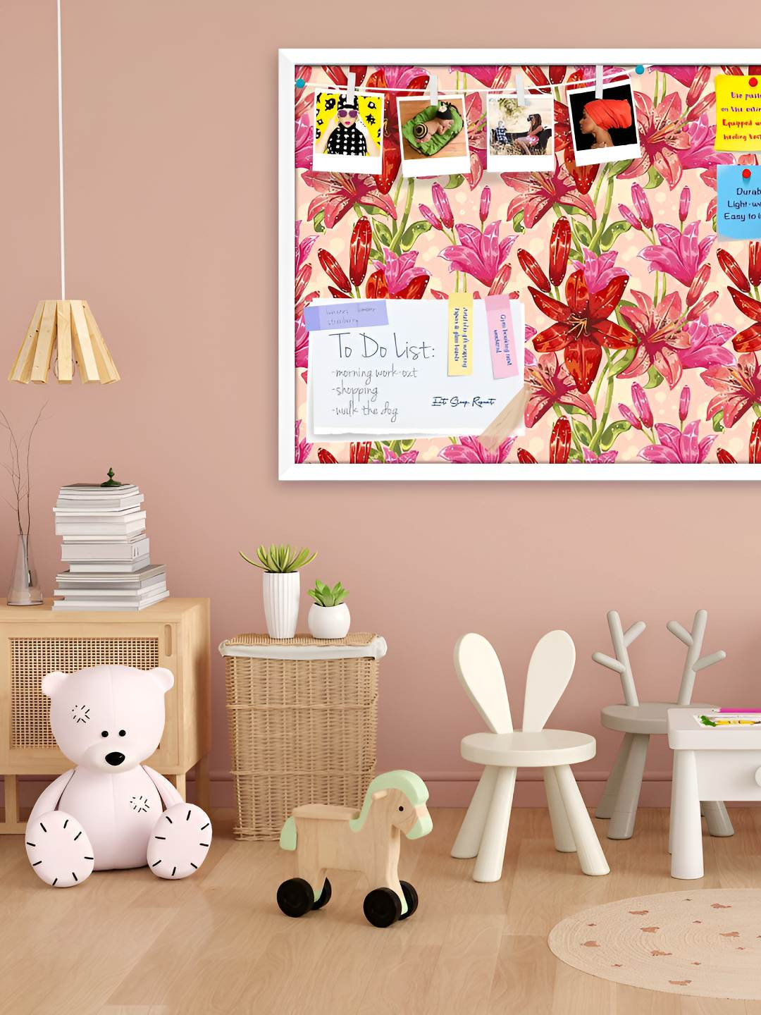 

ArtzFolio Wooden Notice Pin Board, Multi