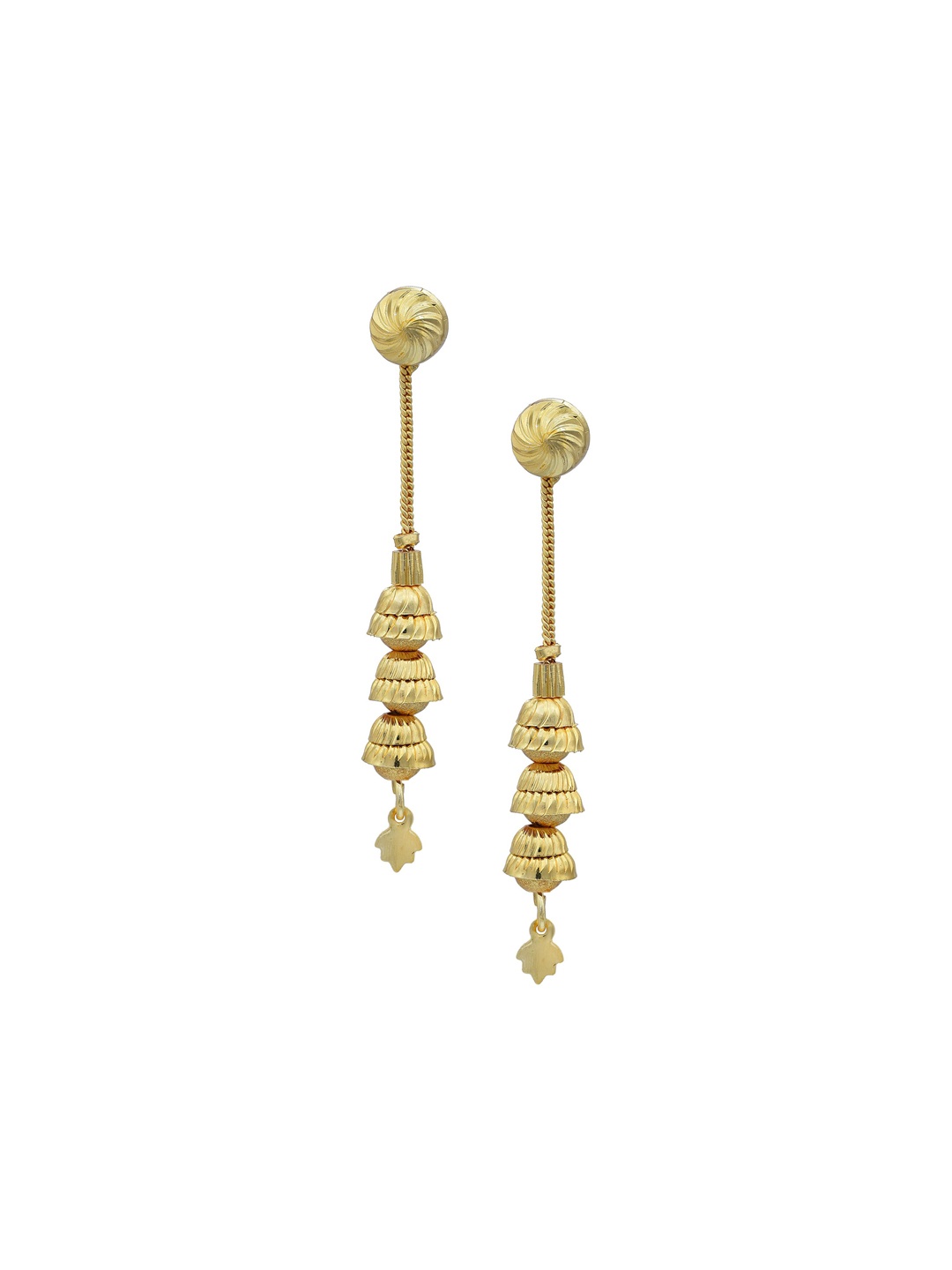 

MEMOIR Gold Plated Contemporary Drop Earrings