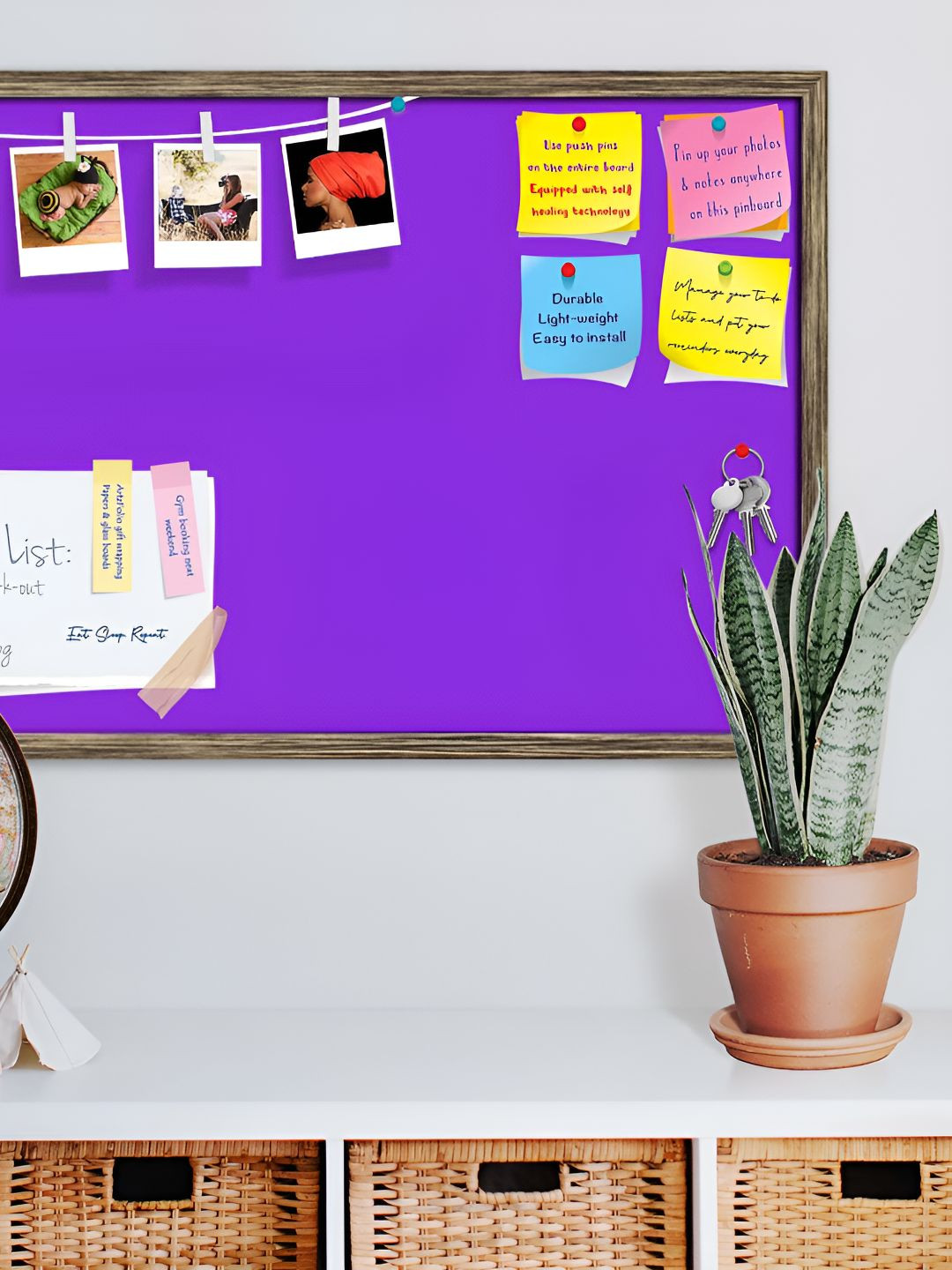 

ArtzFolio Wooden Notice Board, Blue