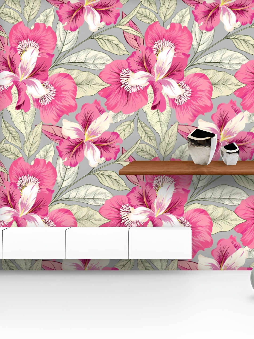 

ArtzFolio Printed UV-Resistant Anti-Bacterial Botanical Floral Peel & Stick Wallpaper, Multi