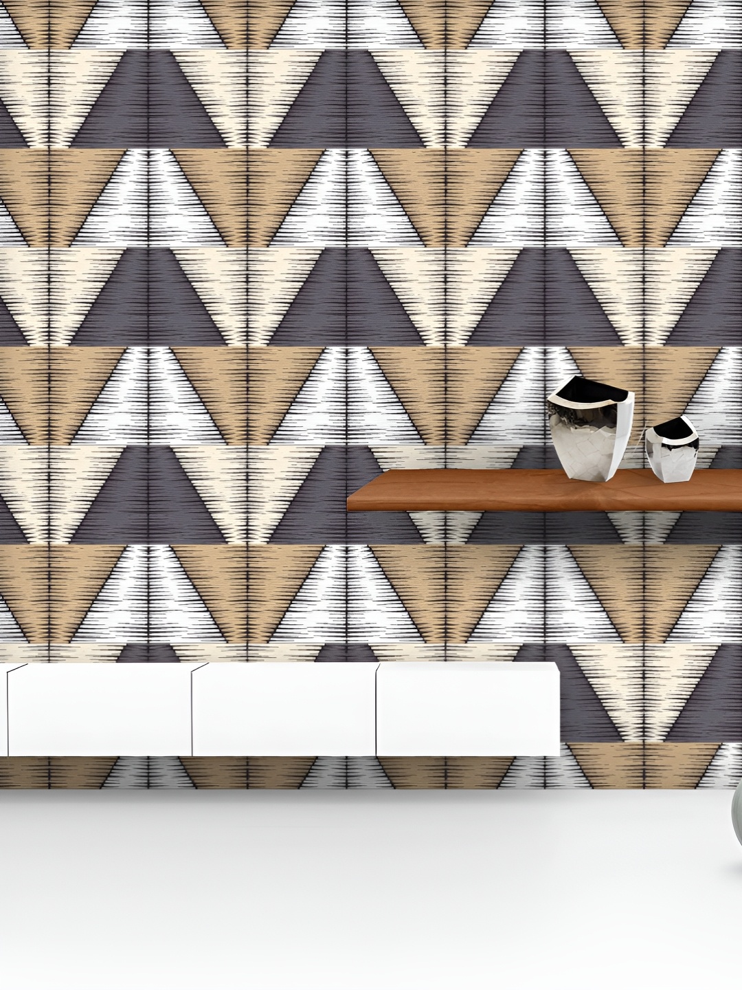 

ArtzFolio Printed UV-Resistant Anti-Bacterial Ethnic Boho Peel & Stick Wallpaper, Multi