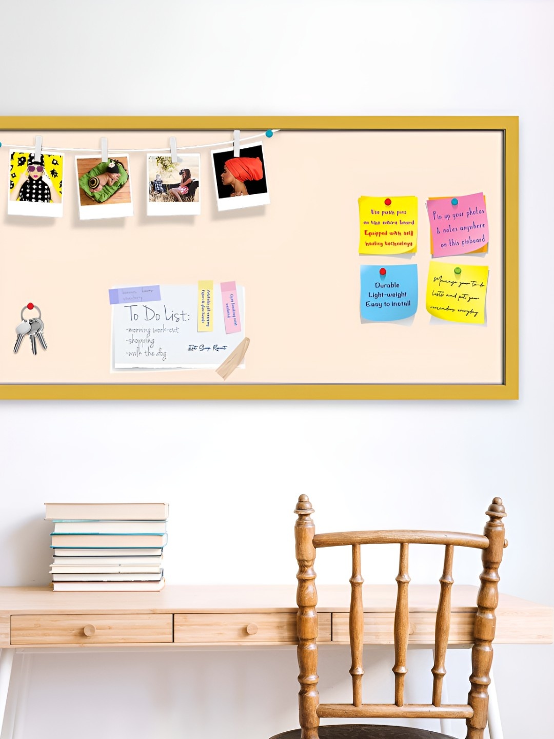 

ArtzFolio Wooden Notice Pin Board, White