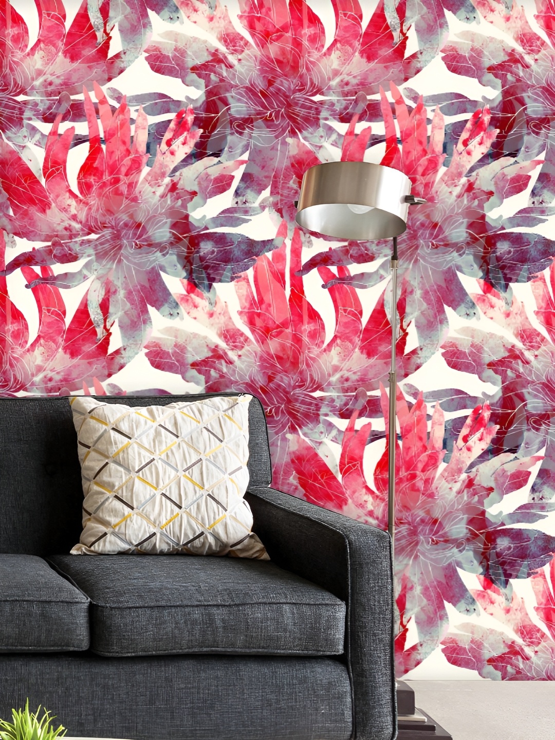 

ArtzFolio Printed UV-Resistant Anti-Bacterial Wild Chrysanthemum Imprints Peel & Stick Wallpaper, Multi