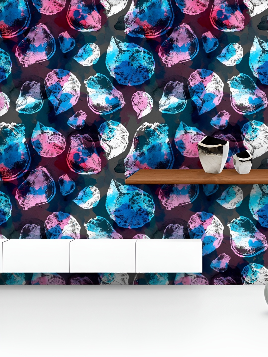 

ArtzFolio Printed UV-Resistant Anti-Bacterial Watercolor Seashells Peel & Stick Wallpaper, Multi