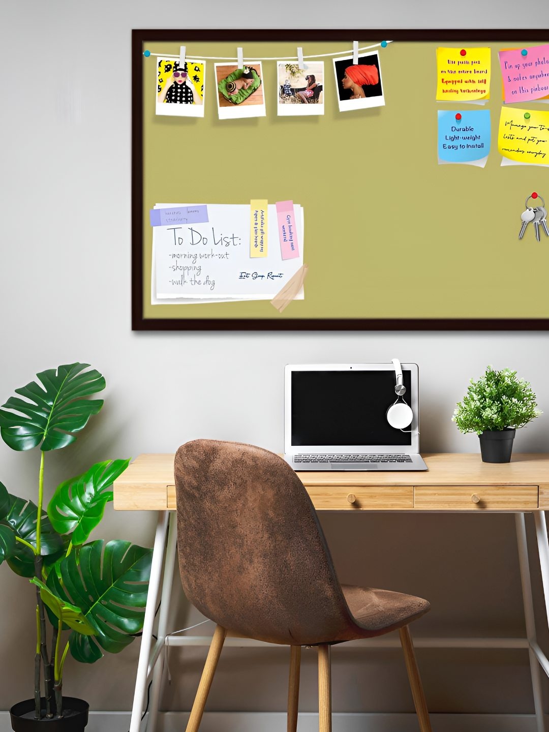 

ArtzFolio Wooden Notice Pin Board, Yellow