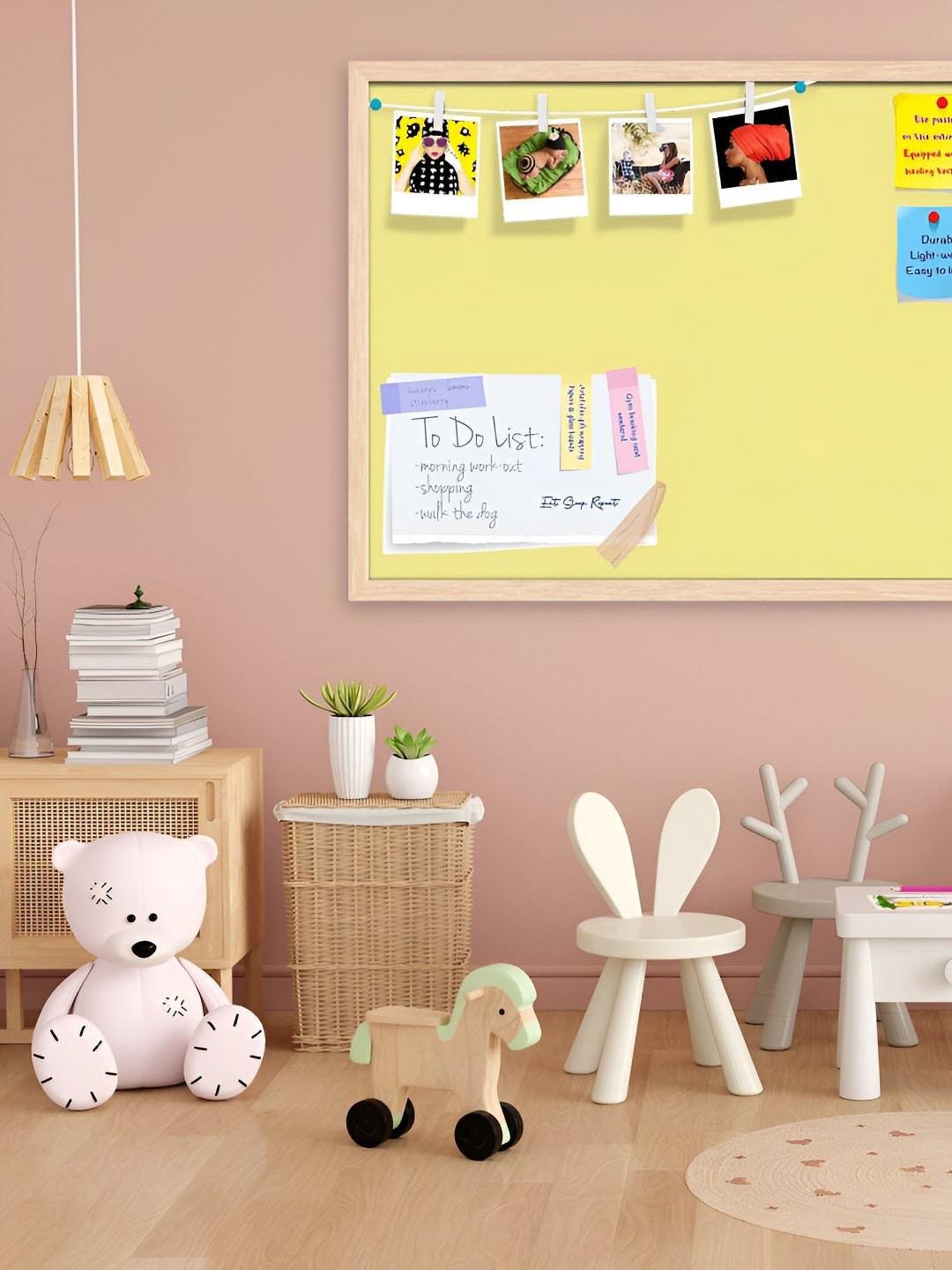 

ArtzFolio Wooden Notice Pin Board, Yellow