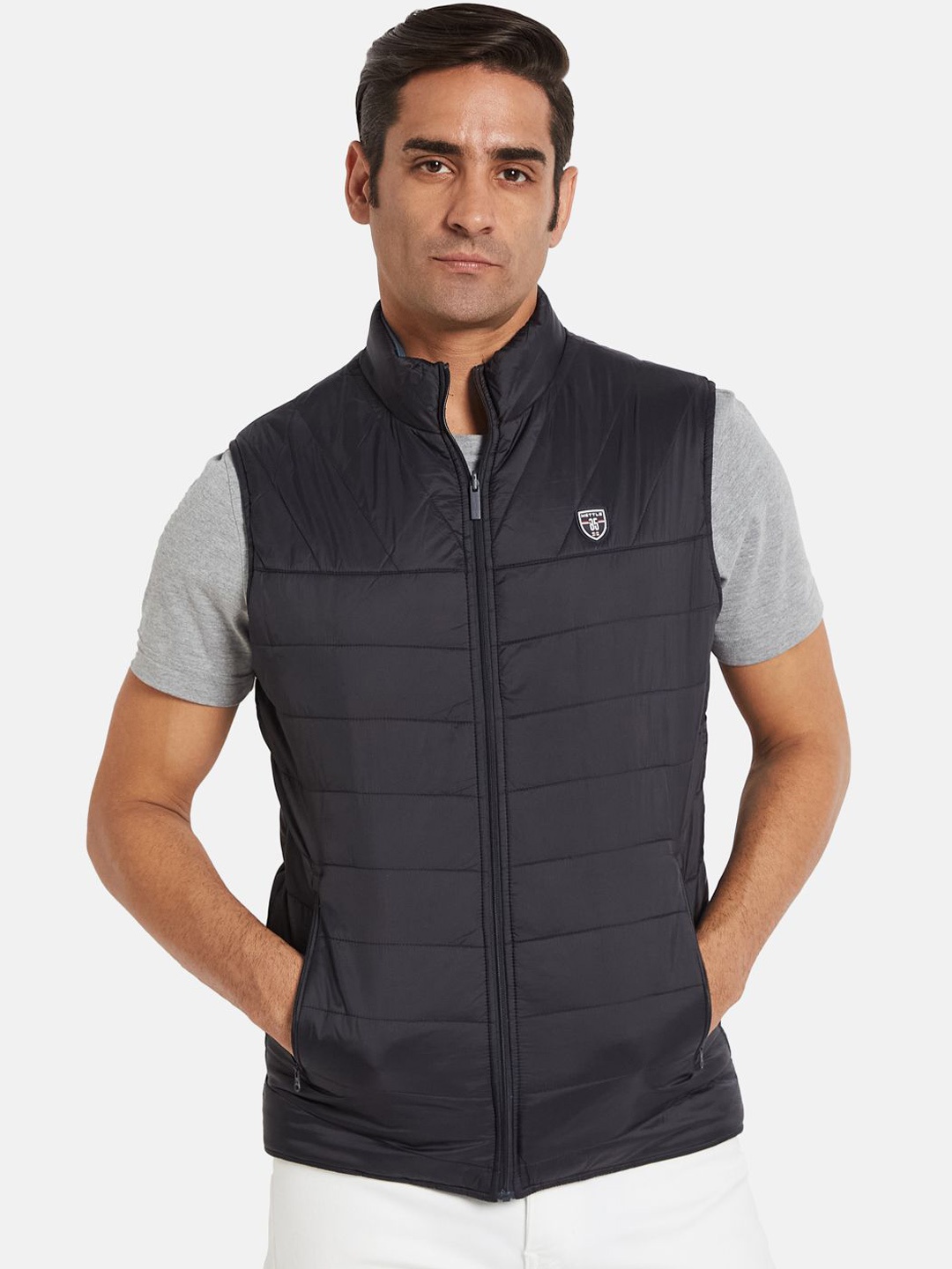 

METTLE Men Jacket, Navy blue