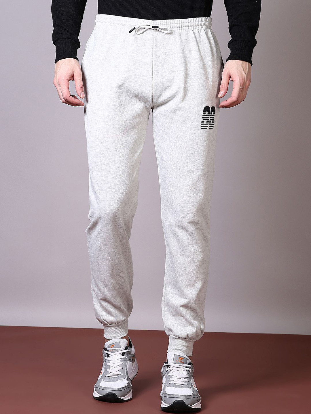 

V-Mart Men Mid-Rise Track Pants, Grey