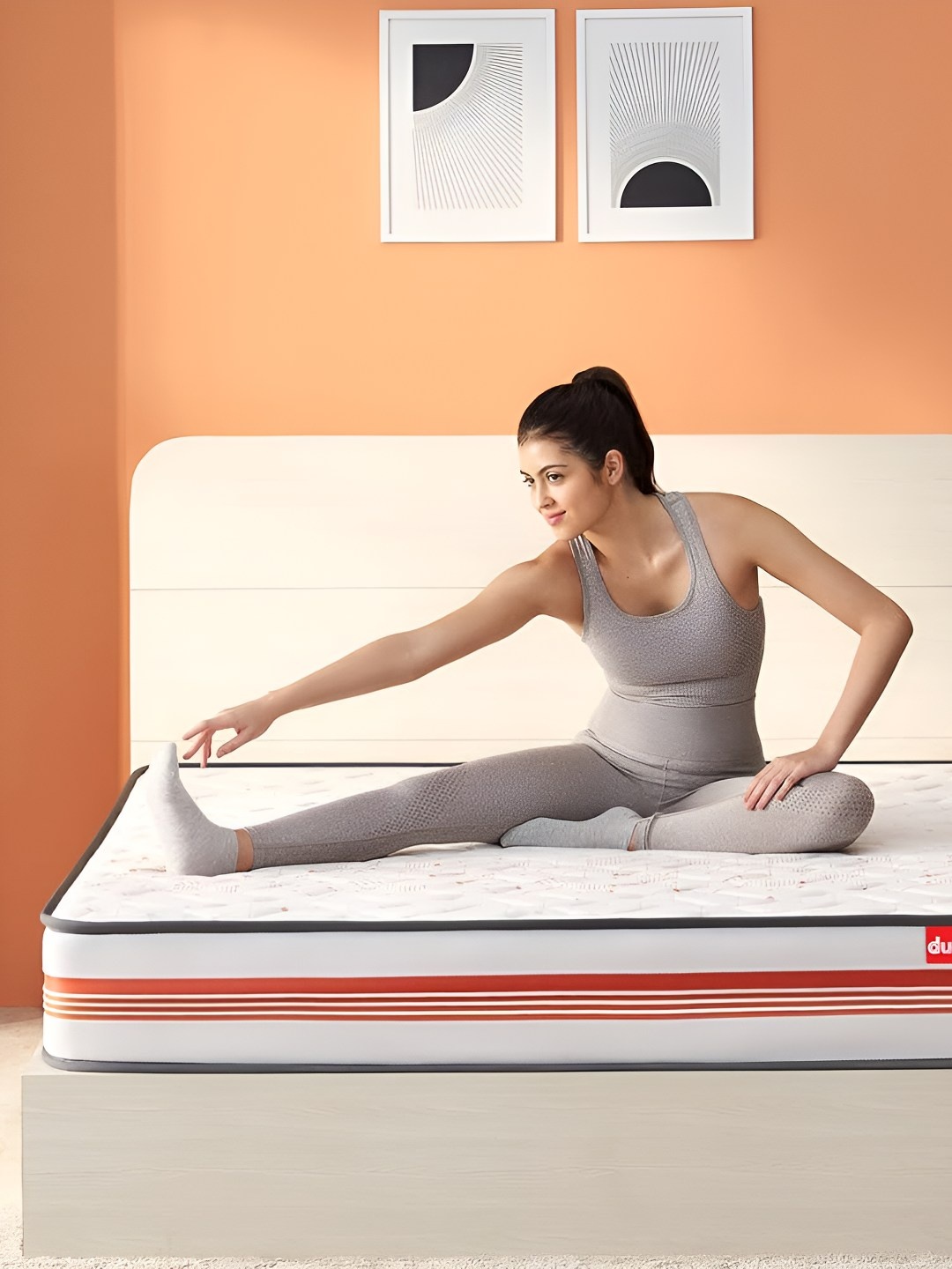 

Duroflex Cream Coloured Strength Duropedic Mattress