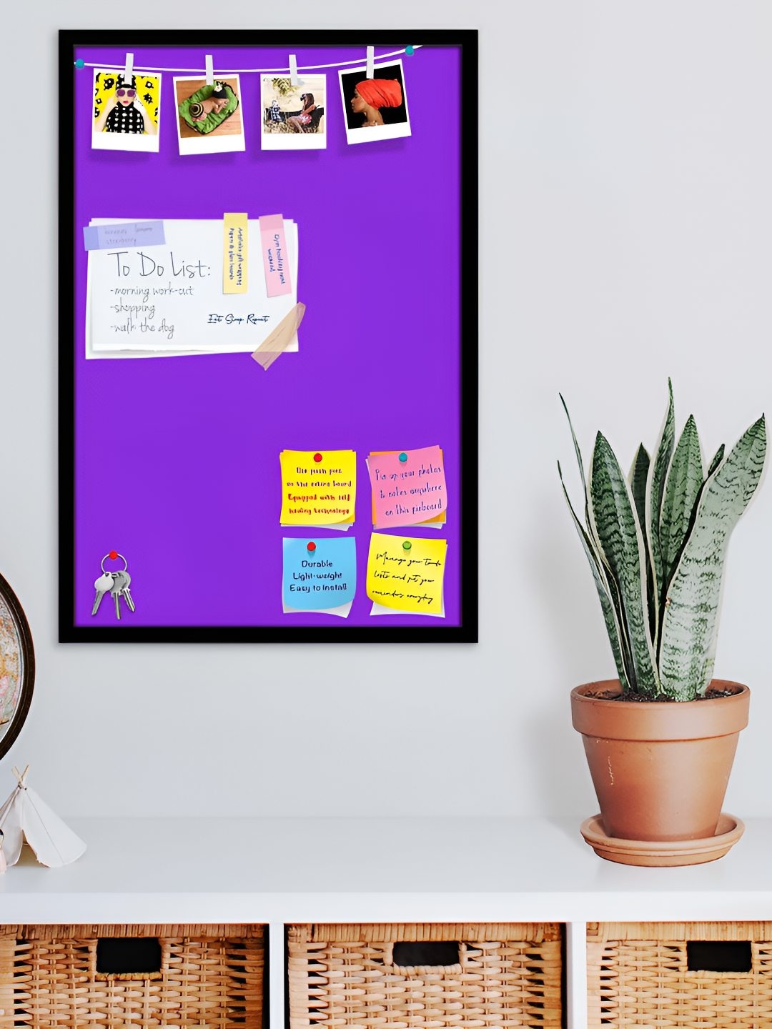 

ArtzFolio Wooden Notice Board, Blue