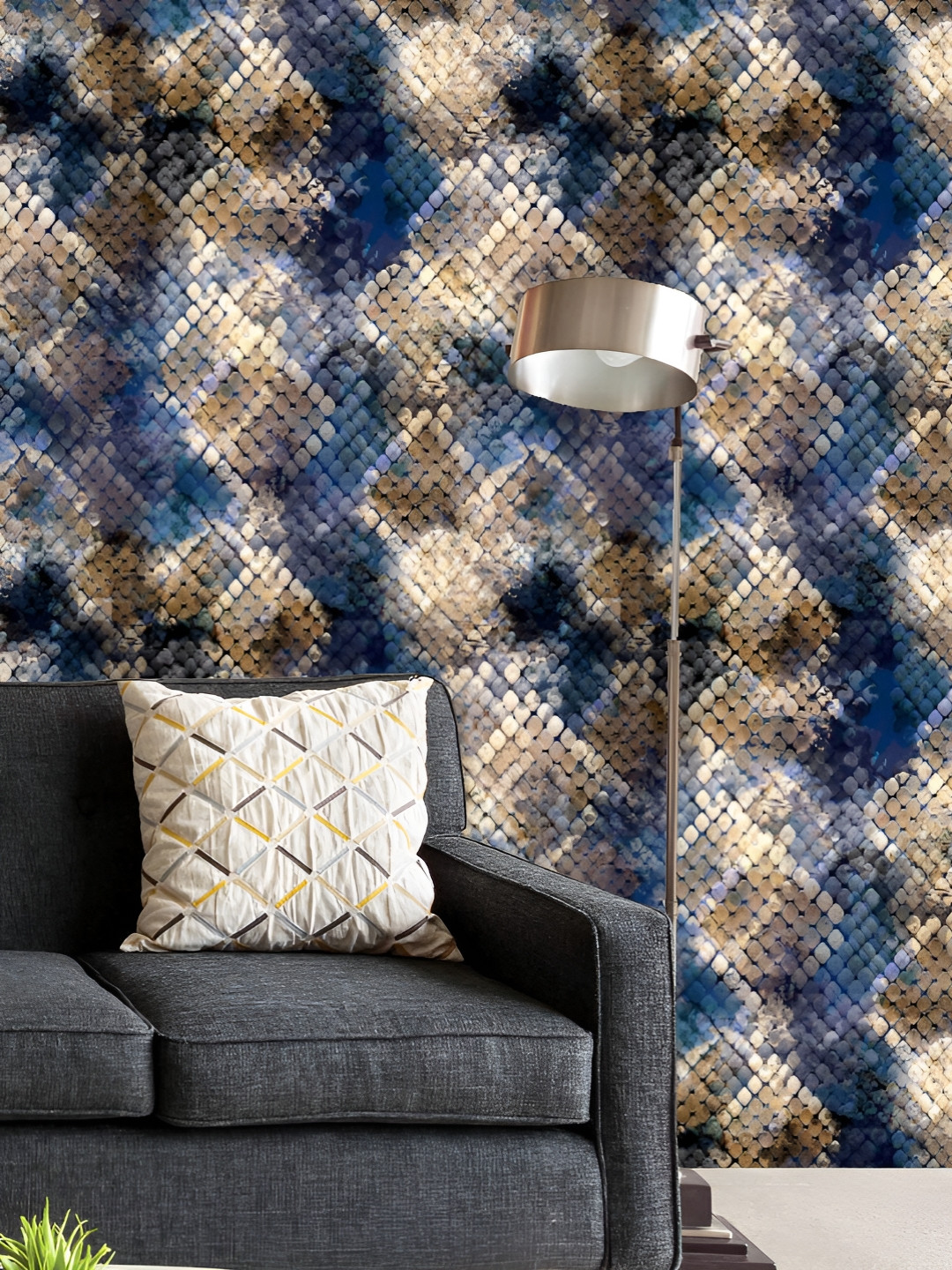 

ArtzFolio Printed UV-Resistant Anti-Bacterial Wild Snakeskin Peel & Stick Wallpaper, Multi