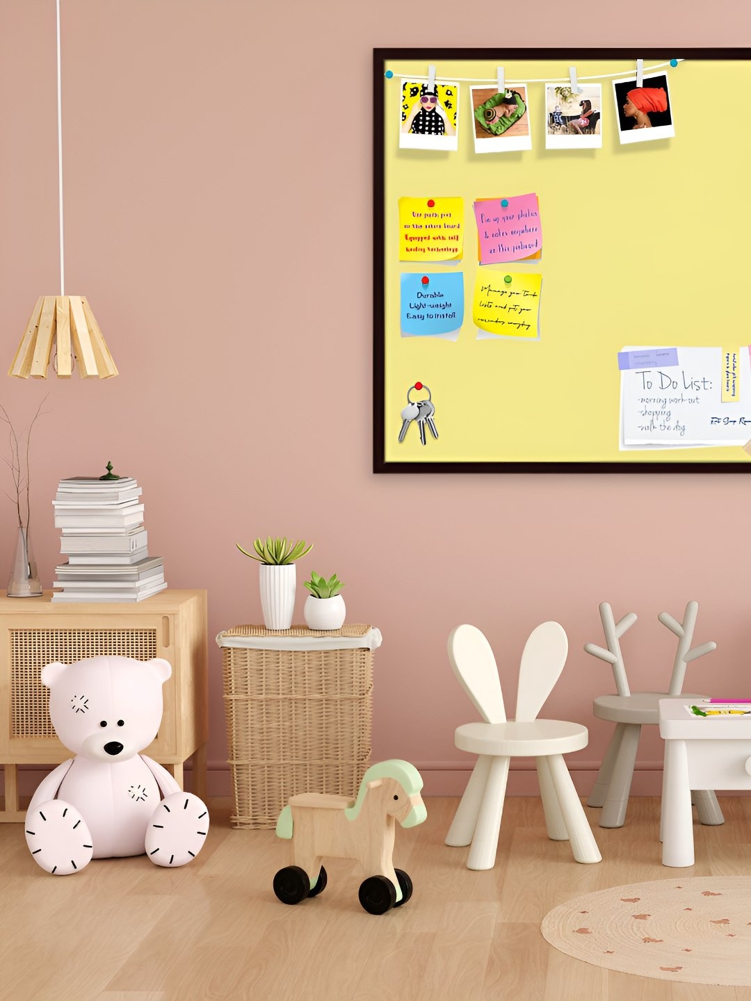 

ArtzFolio Wooden Notice Pin Board, Yellow