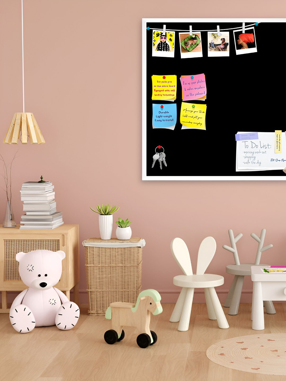 

ArtzFolio Wooden Notice Pin Board, Grey