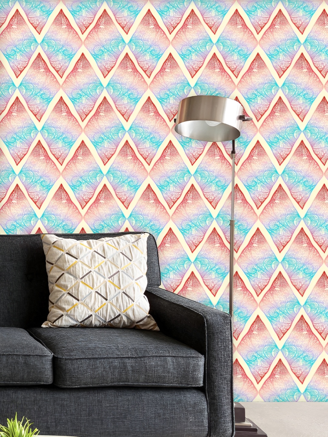 

ArtzFolio Printed UV-Resistant Anti-Bacterial Abstract Pattern 0 Peel & Stick Wallpaper, Multi