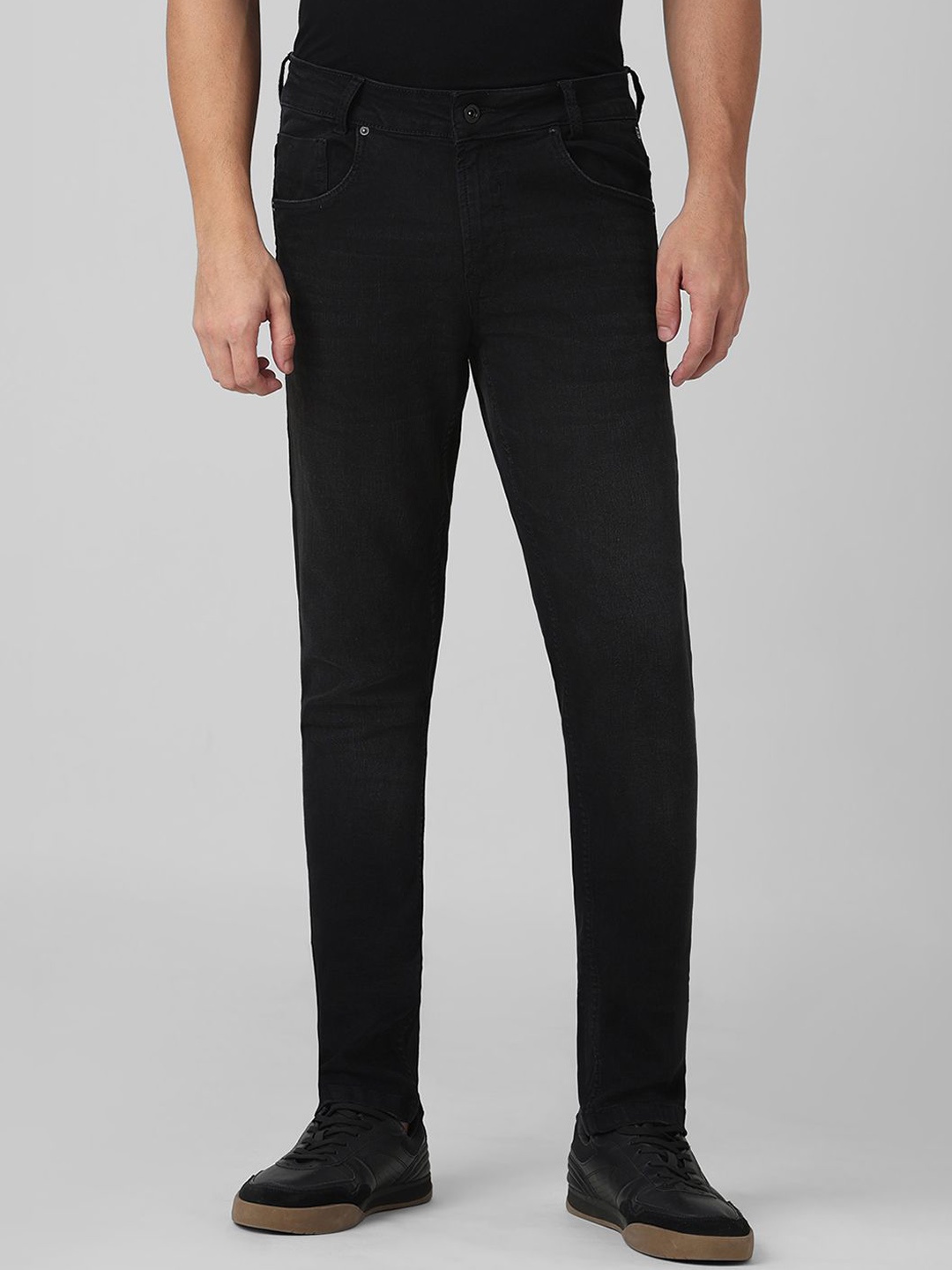 

Mufti Men Skinny Fit Mid-Rise Stretchable Jeans, Black