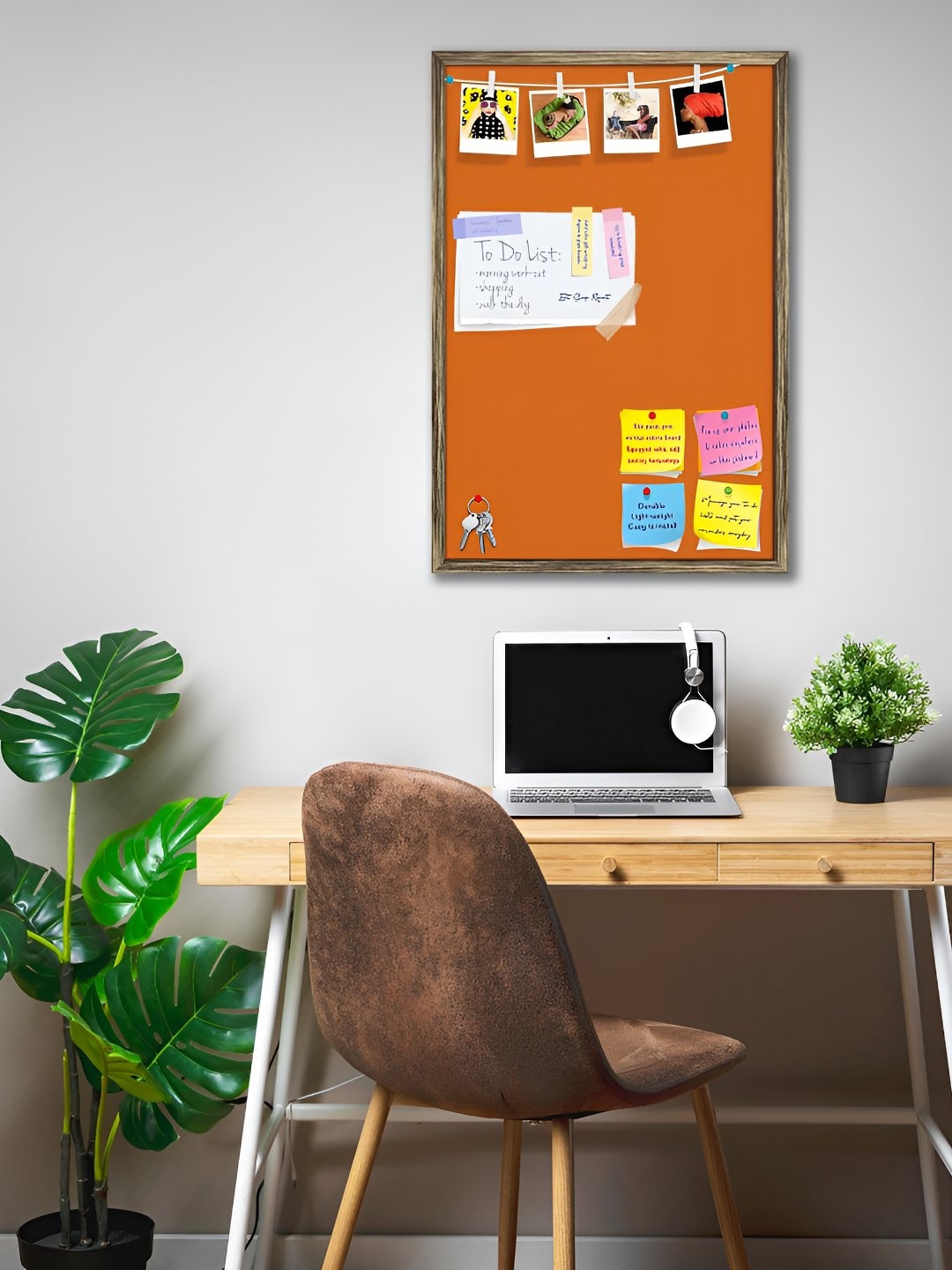 

ArtzFolio Wooden Notice Board, Brown