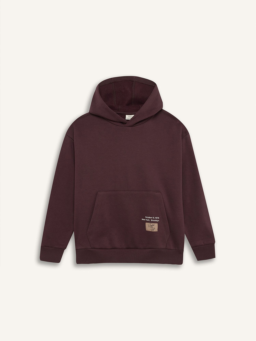 

DeFacto Boys Hooded Pullover Sweater, Maroon