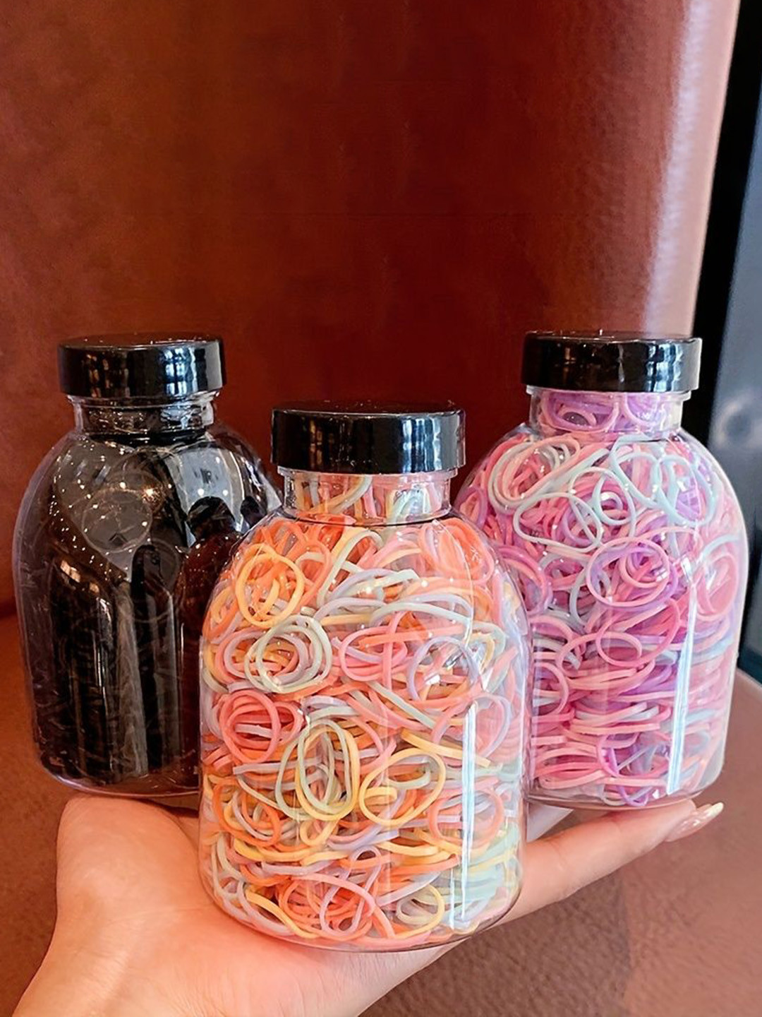 

LYTIX Set Of 500 Elastic Hair Ties- Assorted