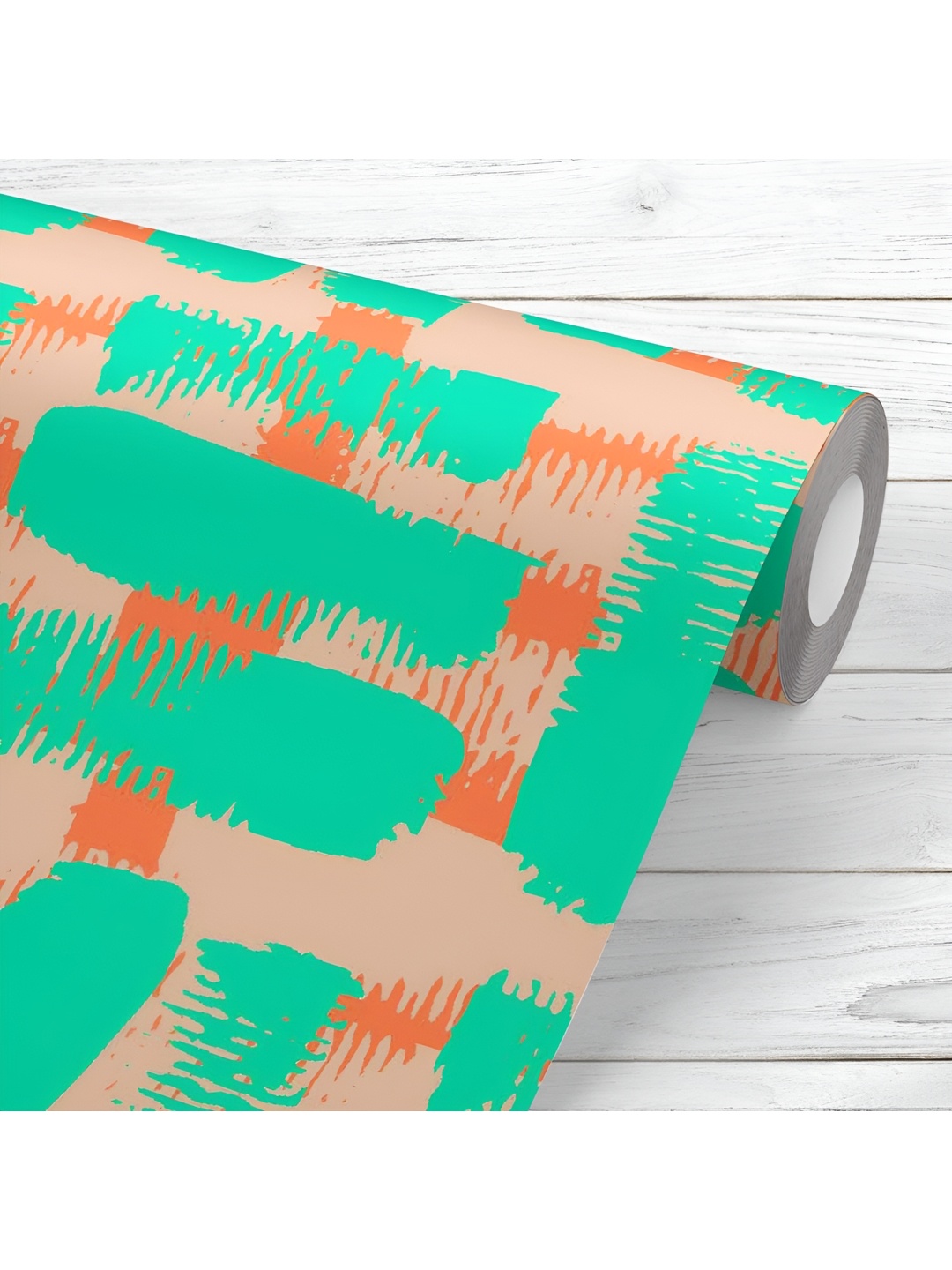 

ArtzFolio Green & Beige Printed UV Resistant Wallpaper