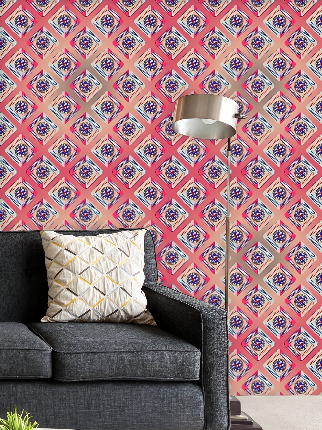 

ArtzFolio Printed UV-Resistant Anti-Bacterial Doodle Bisquit Cookie Image Peel & Stick Wallpaper, Multi