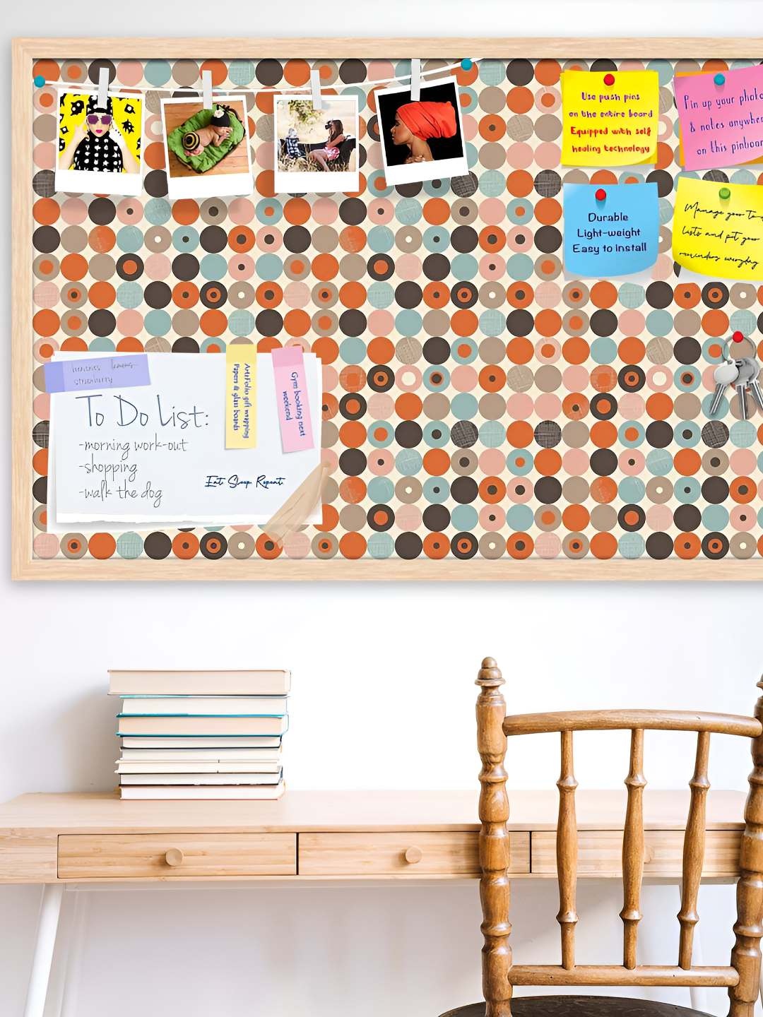 

ArtzFolio Wooden Notice Pin Board, Multi