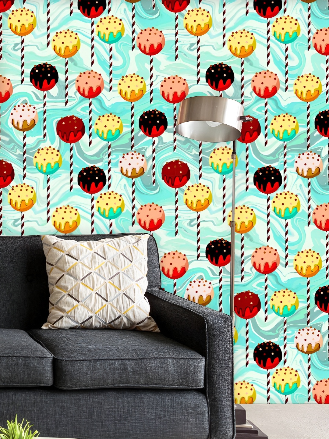 

ArtzFolio Sea Green & Yellow Printed UV-Resistant Peel & Stick Wallpaper