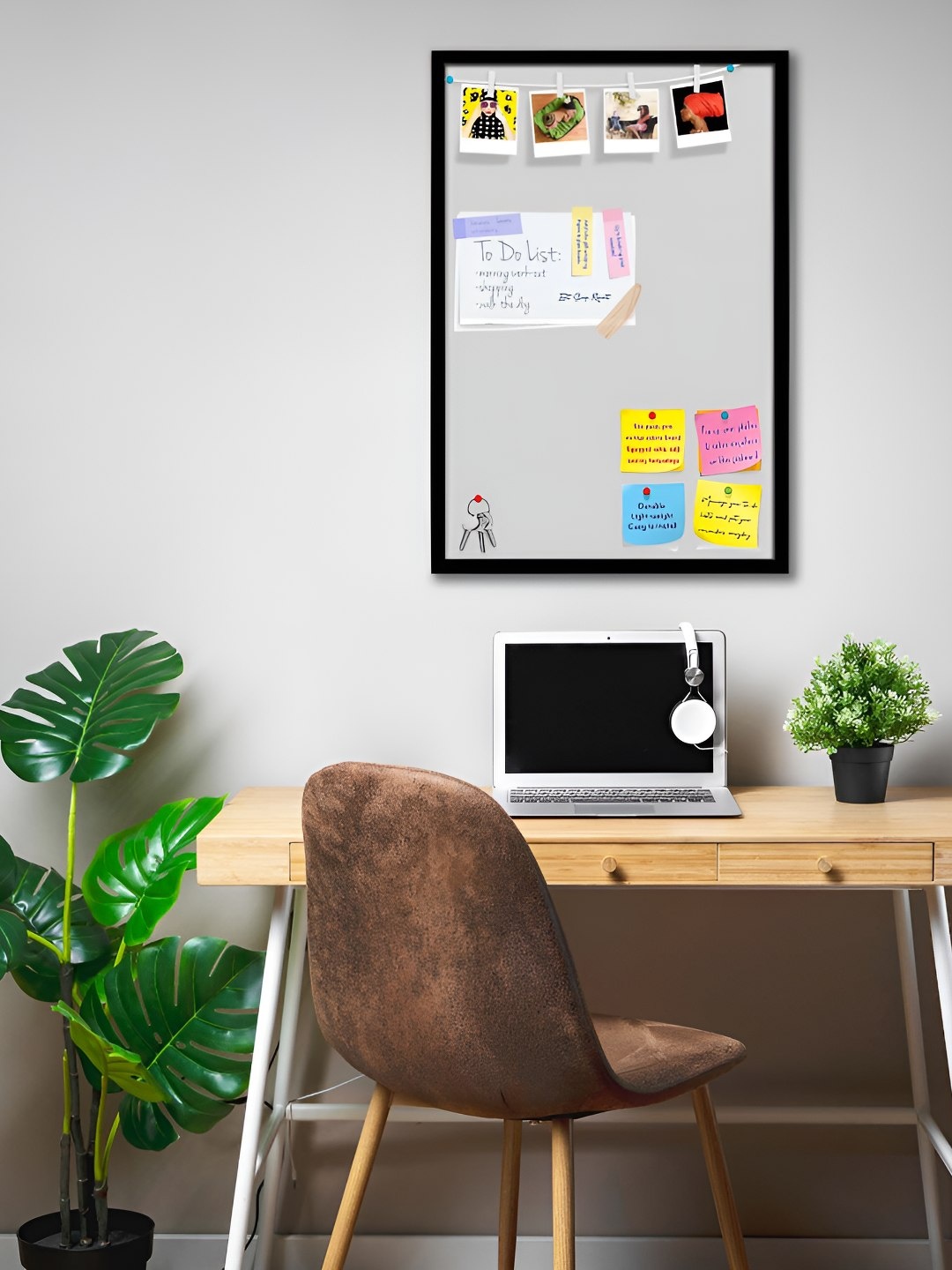 

ArtzFolio Wooden Notice Board, Grey
