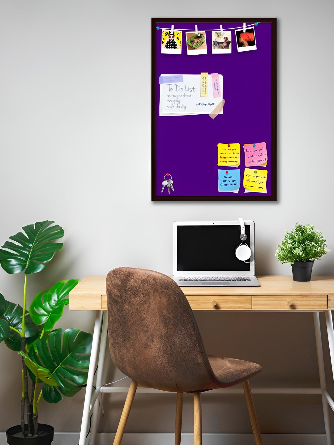 

ArtzFolio Wooden Notice Board, Purple
