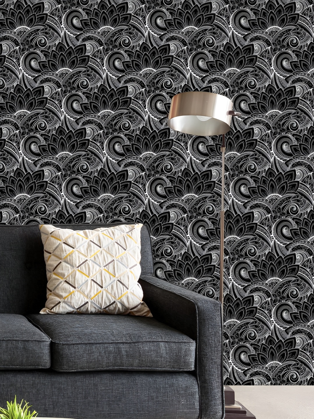 

ArtzFolio Printed UV-Resistant Anti-Bacterial Floral Botanical Pattern Peel & Stick Wallpaper, Multi