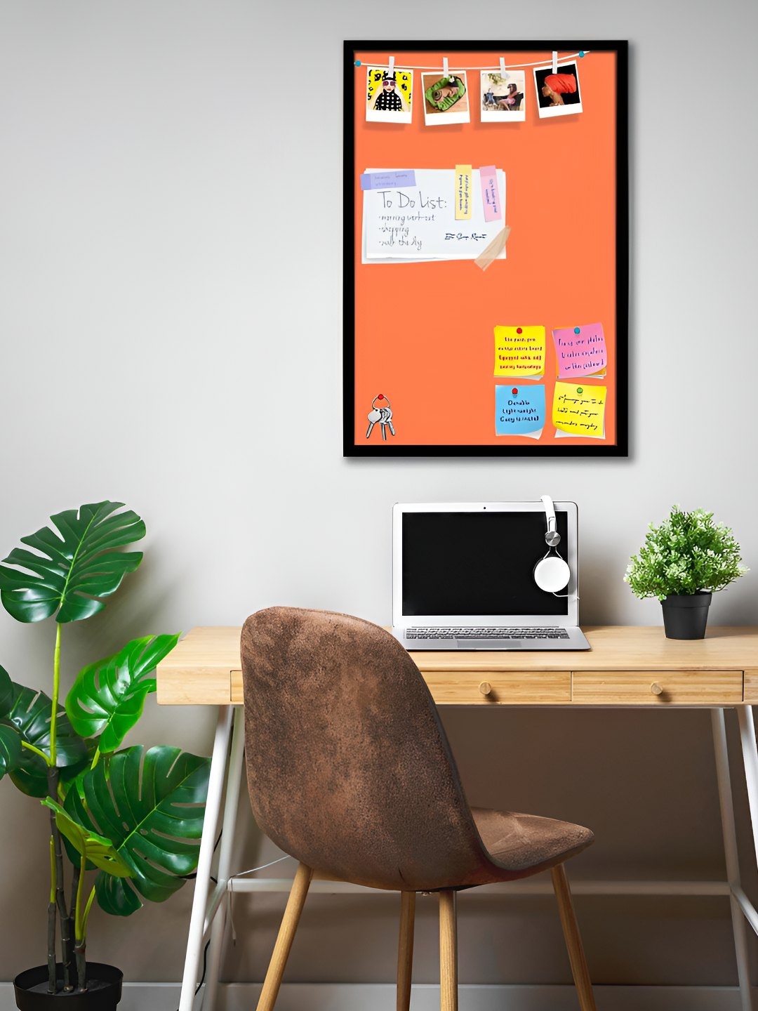 

ArtzFolio Wooden Notice Board, Orange