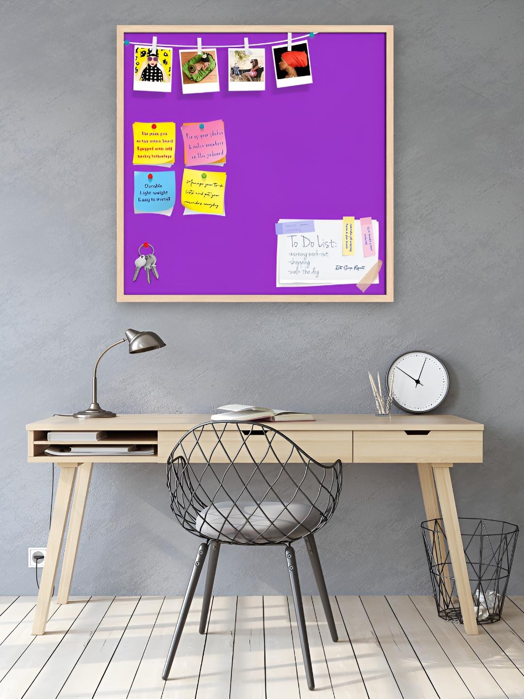 

ArtzFolio Wooden Notice Pin Board, Purple