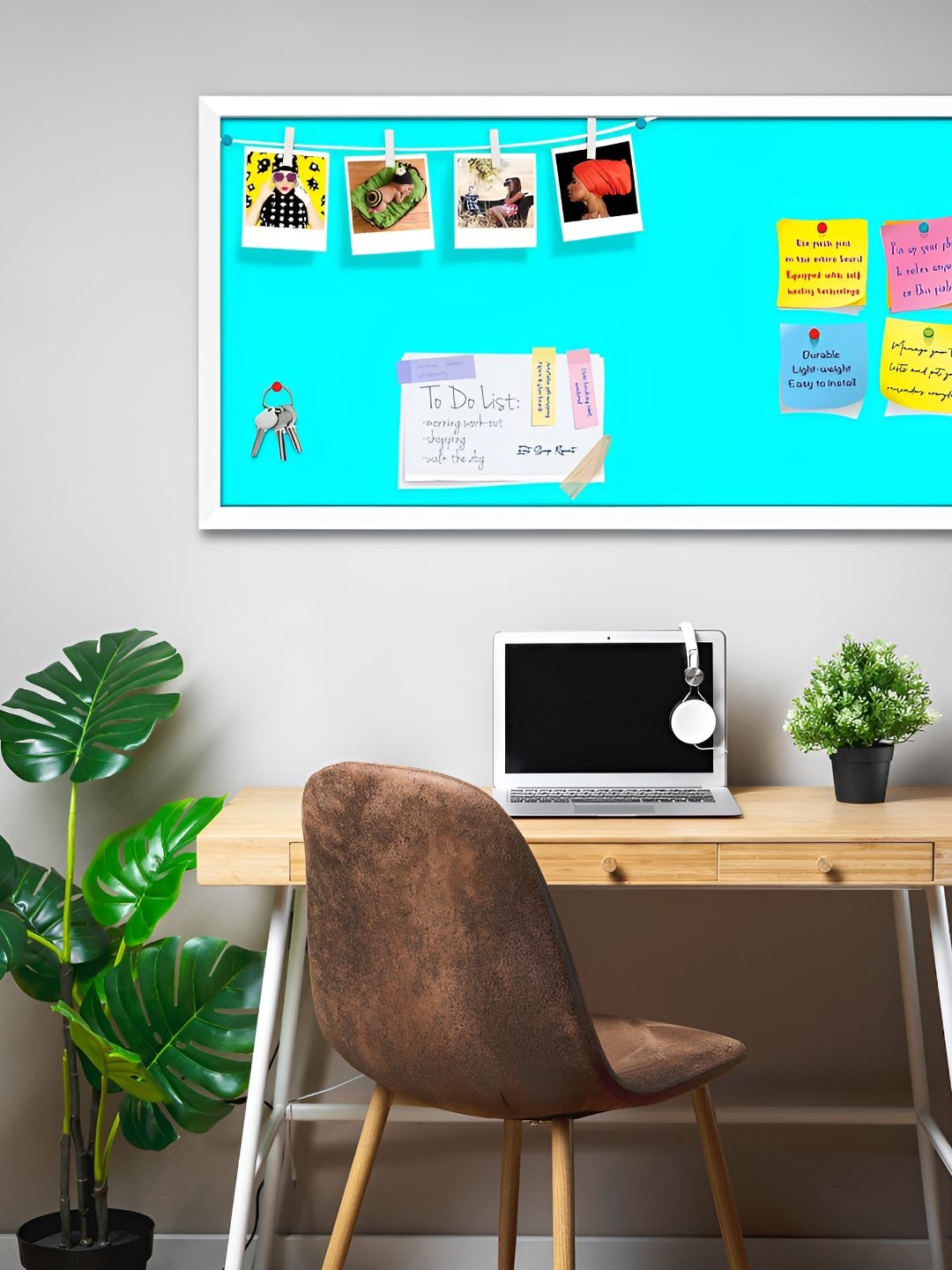 

ArtzFolio Wooden Notice Pin Board, Blue