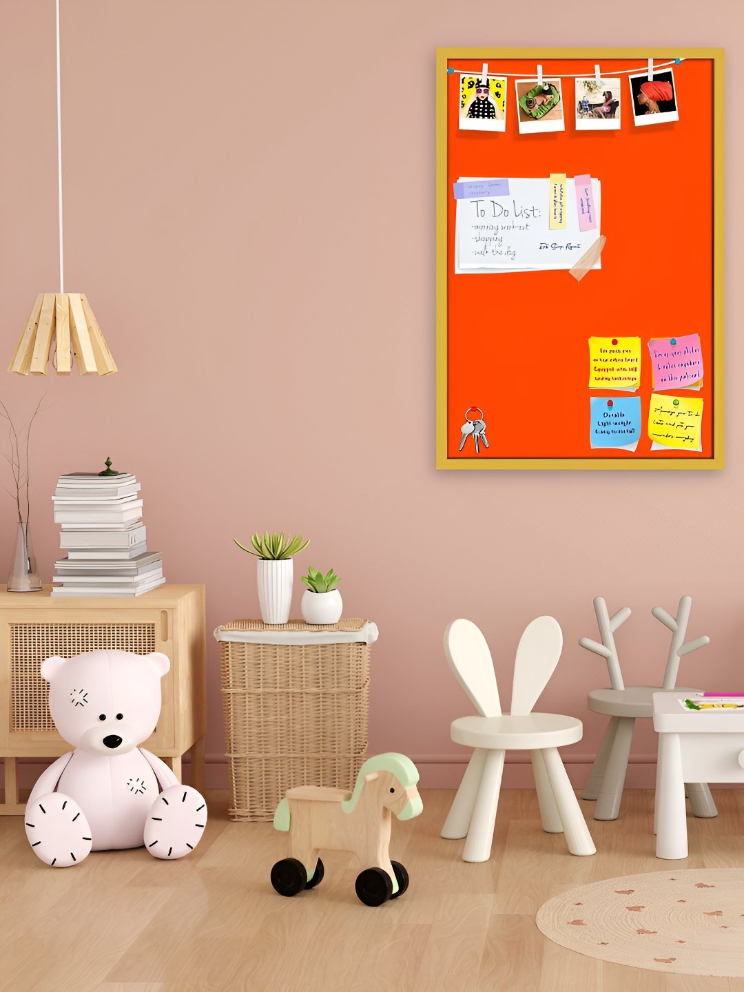 

ArtzFolio Wooden Notice Board, Orange