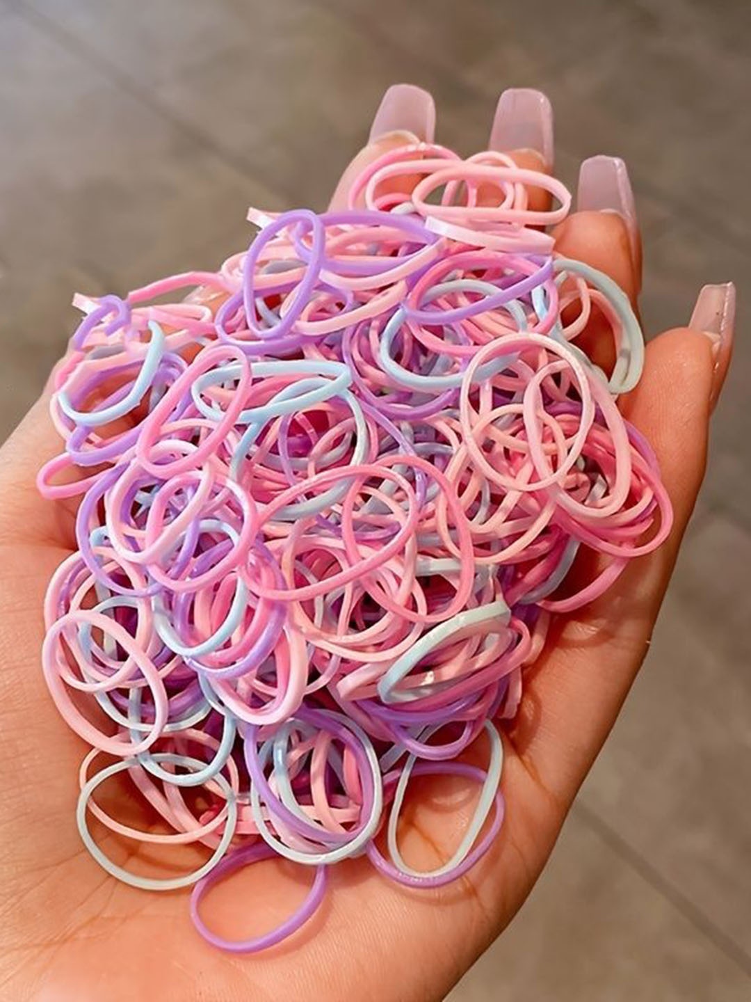 

LYTIX Girls Set Of 500 Elastic Hair Ties- Assorted