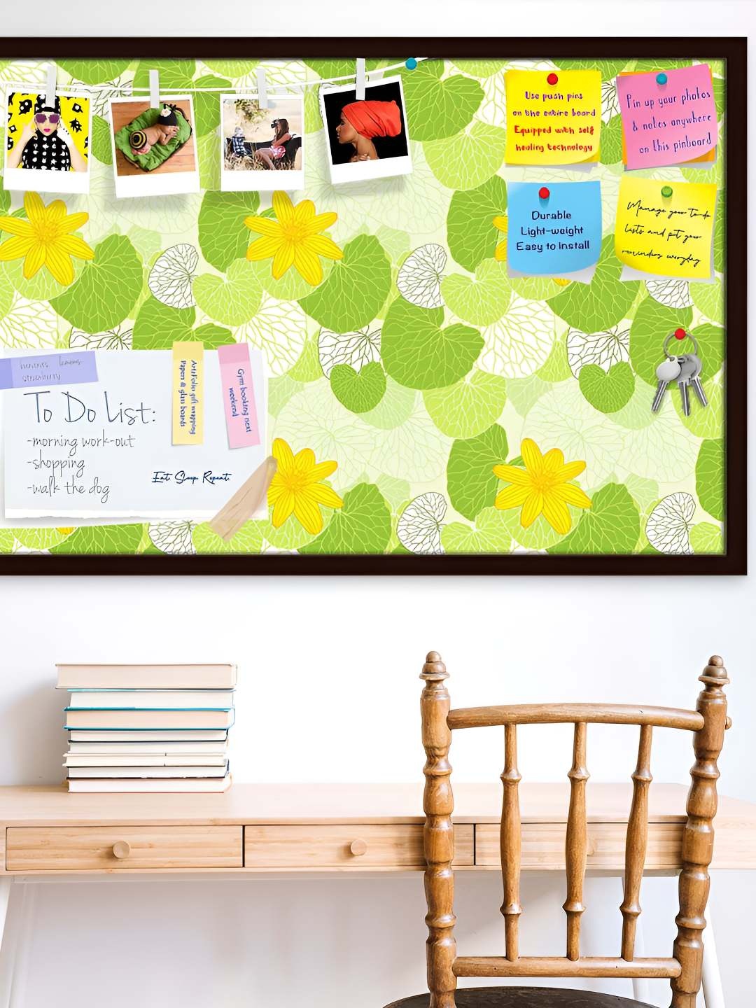 

ArtzFolio Wooden Notice Pin Board, Multi