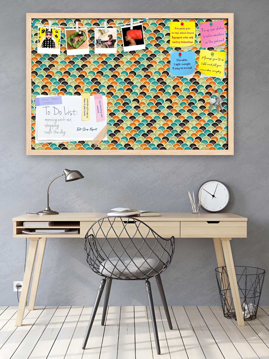 

ArtzFolio Wooden Notice Pin Board, Multi