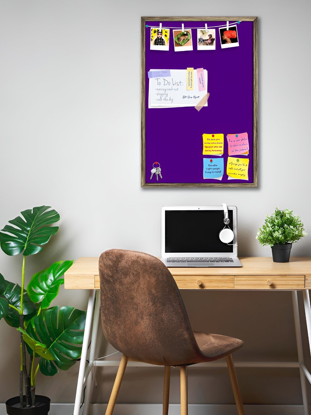 

ArtzFolio Wooden Notice Board, Purple