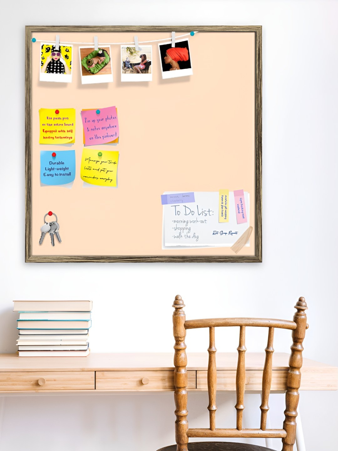 

ArtzFolio Wooden Notice Board, Brown